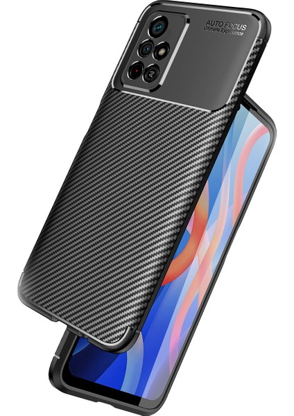 Xiaomi Redmi Note 12 Pro 4g Kılıf Karbon Desenli Lux Negro Silikon