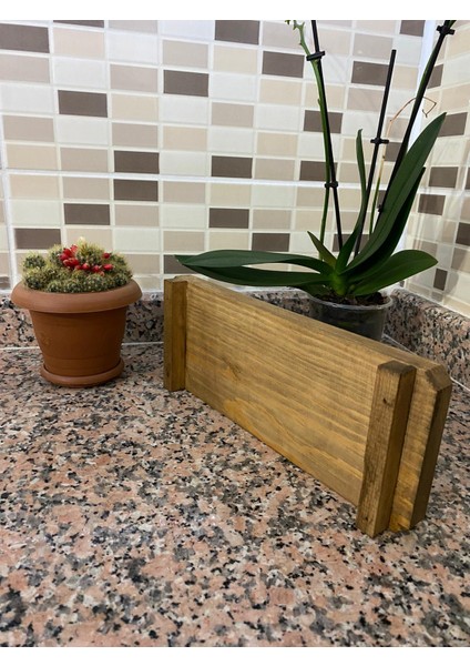 Çok Amaçlı Sunumluk Baharatlık Dekoratif Ahşap Tepsi 12,5 x 28 cm modelleri