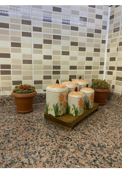 Çok Amaçlı Sunumluk Baharatlık Dekoratif Ahşap Tepsi 12,5 x 28 cm fırsatları