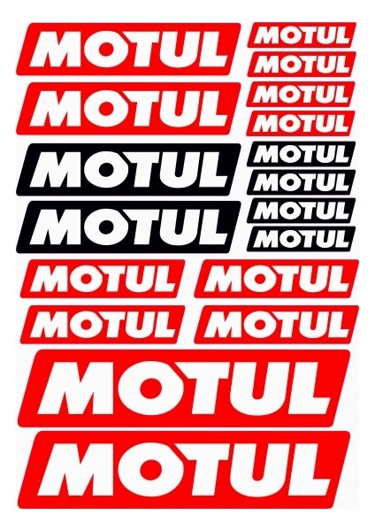 Motul Yazısı Etiket Model 3 A4 Boy