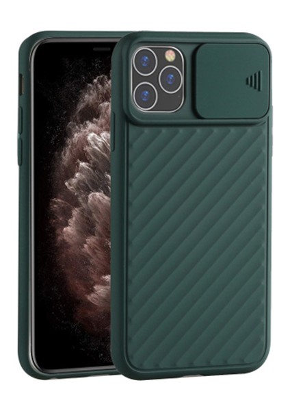 Ally Iphone 11 Pro Max 6.5 Kılıf Kamera Kapatan Koruyucu Sürgülü Kılıf