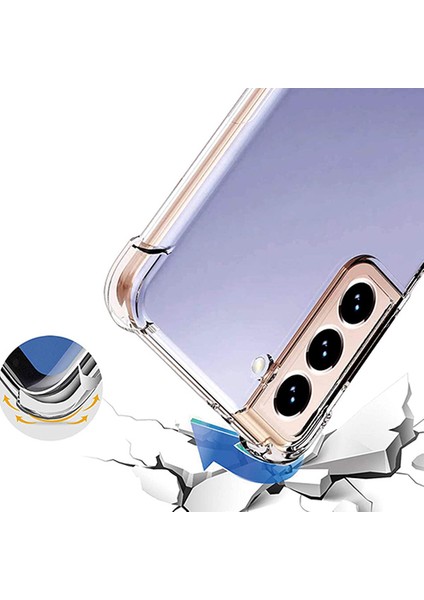 Sm Galaxy S21 - S30 Anti-Drop Shockproof Darbe Emici Silikon Kılıf modelleri