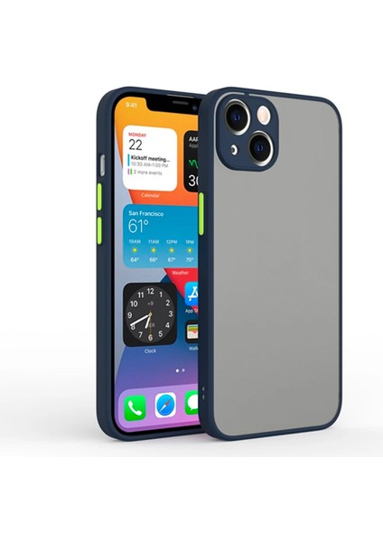 iPhone 13 6.1inç Kamera Korumalı Premium Silikon Kılıf