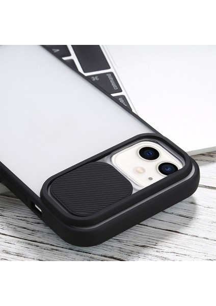Ally iPhone 12 6.1 Kamera Lens Korumalı Sürgülü Tpu Şeffaf Kılıf indirimleri