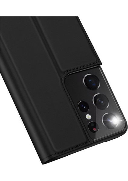 Dux Ducis Sm Galaxy S21 Ultra Kılıf Flip Cover Kılıf Skinpro Series fırsatları