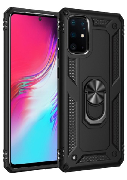 Ally Sm Galaxy S20 Ultra Yüzüklü Kılıf Armor Shockproof Ring Kılıf