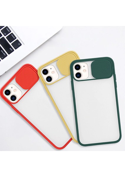 Ally Iphone 12 Pro Max 6.7 Kamera Koruyucu Sürgülü Şeffaf Kılıf modelleri