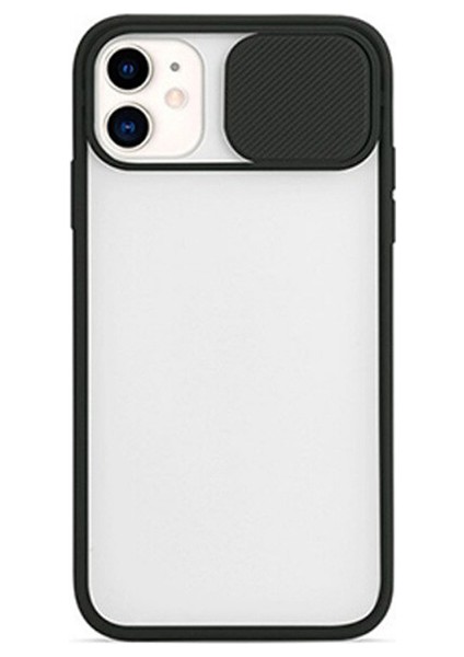 Ally Iphone 12 Mini 5.4 Kamera Koruyucu Sürgülü Şeffaf Kılıf