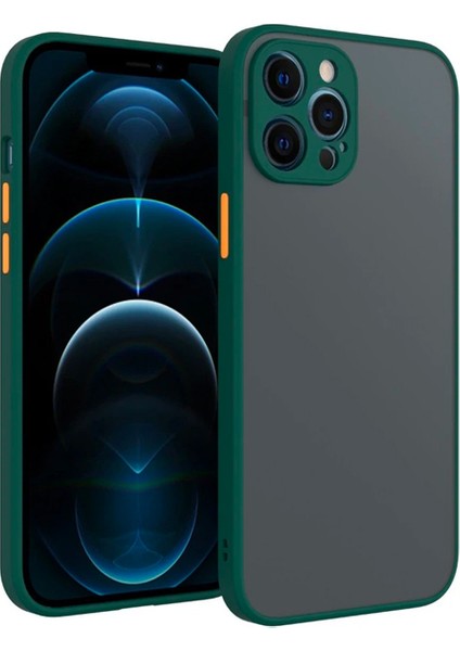 iPhone 12 Pro 6.1inç Kamera Korumalı Premium Silikon Kılıf