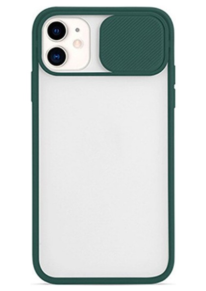 Ally Iphone 12 Mini 5.4 Kamera Koruyucu Sürgülü Şeffaf Kılıf