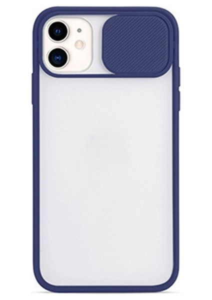 Ally Iphone 12 Mini 5.4 Kamera Koruyucu Sürgülü Şeffaf Kılıf