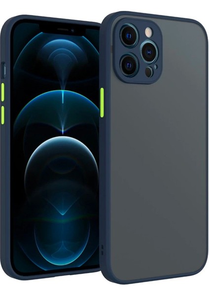 iPhone 12 Pro 6.1inç Kamera Korumalı Premium Silikon Kılıf