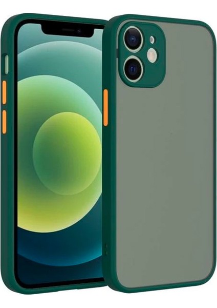 iPhone 12 6.1inç Kamera Korumalı Premium Silikon Kılıf