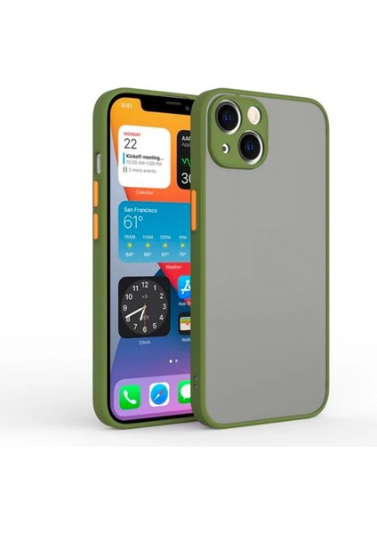 iPhone 13 Mini 5.4inç Kamera Korumalı Premium Silikon Kılıf