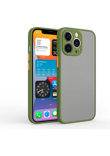 iPhone 13 Pro Max 6.7inç Kamera Korumalı Premium Silikon Kılıf