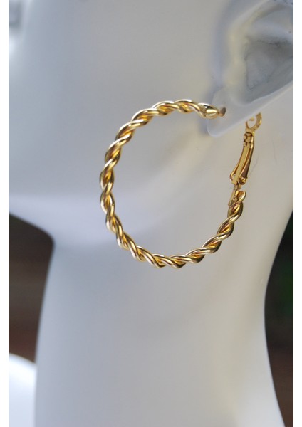 Burgu Halka Klipsli Küpe 3mm 4×4