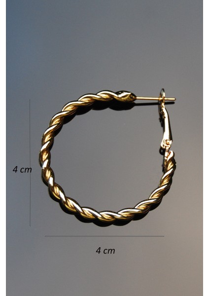 Burgu Halka Klipsli Küpe 3mm 4×4 modelleri