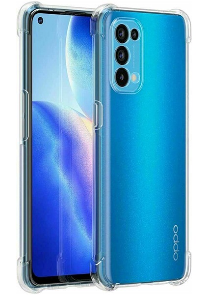 Oppo Reno A15 - A15S Kamera Korumalı Shockproof Silikon Kılıf