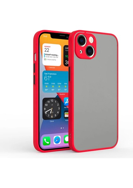 iPhone 13 Mini 5.4inç Kamera Korumalı Premium Silikon Kılıf