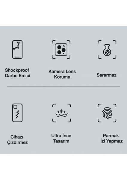 iPhone 12 6.1inç Gold Çerçeve Kamera Korumalı Silikon Bumper Kılıf modelleri