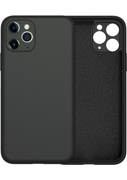 Ally Iphone 11 Pro Max Kamera Korumalı Lansman Kılıf Içi Kadife Silikon Kılıf