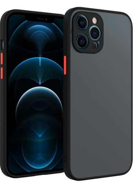 iPhone 12 Pro 6.1inç Kamera Korumalı Premium Silikon Kılıf