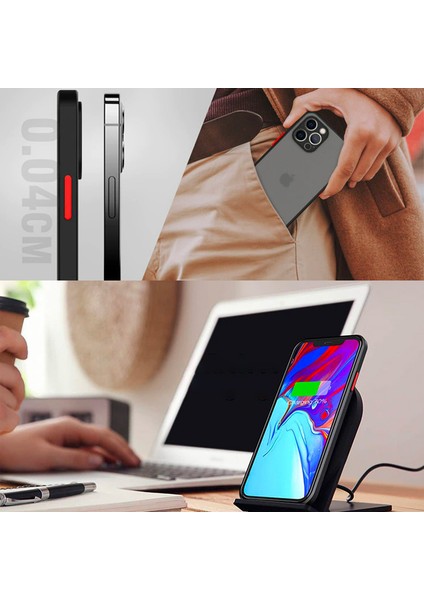 iPhone 12 Pro 6.1inç Kamera Korumalı Premium Silikon Kılıf fırsatları