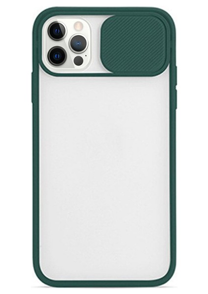 Ally Iphone 12 Pro 6.1 Kamera Koruyucu Sürgülü Şeffaf Kılıf