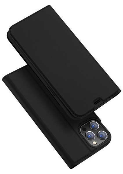 Dux Ducis Iphone 12 Pro Max Kılıf Kapaklı Flip Cover Kılıf Skin Pro Series Kılıf
