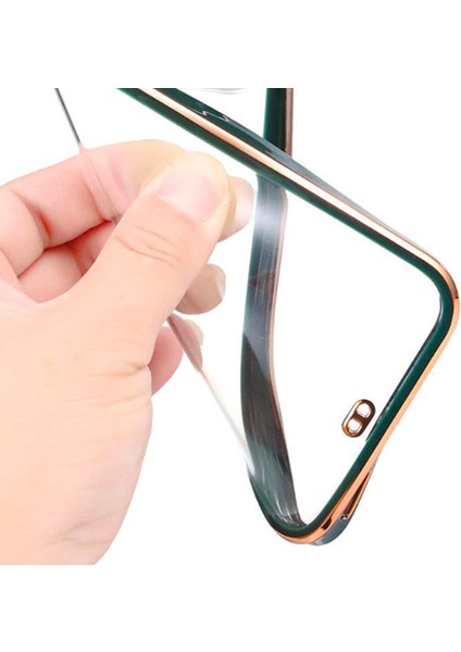 iPhone 11 Pro 5.8inç Gold Çerçeve Kamera Korumalı Silikon Bumper Kılıf fiyatları