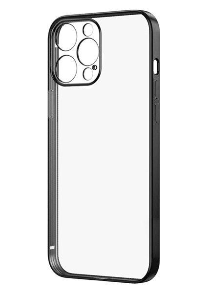 iPhone 12 Pro Max 6.7inç Renkli Kenar Şeffaf Kılıf Kamera Korumalı Kılıf indirimleri