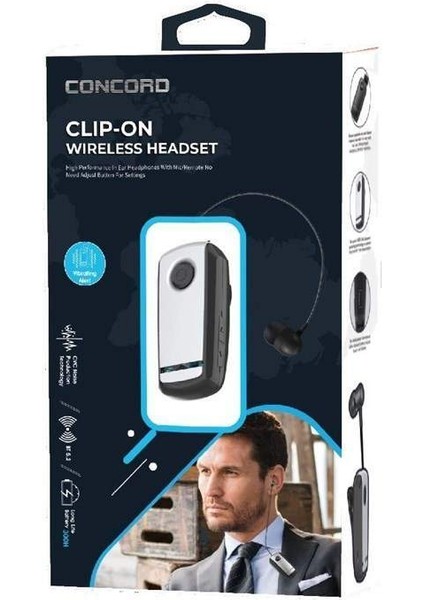 Concord Boyun Askılı Çek-Bırak Bluetooth kulaklık (C-985)