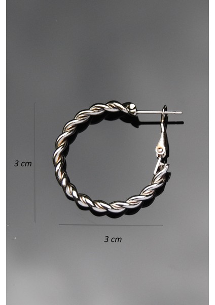 Burgu Halka Klipsli Küpe 3mm 3×3 modelleri