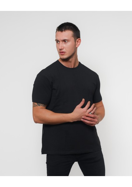 Unisex %100 Pamuklu Regular Fit Kısa Kollu Düz Renk Bisiklet Yaka Erkek Tişört fiyatları