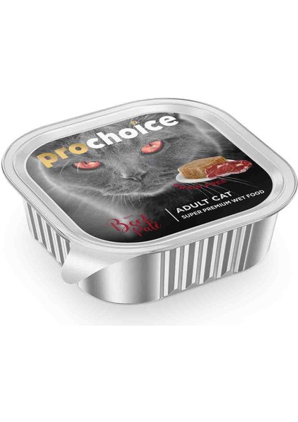 Prochoice Biftekli Pate Ezme Yetişkin Kedi Maması 100 gr