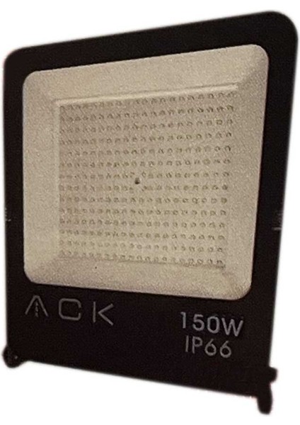 Ack LED Projektör Siyah Kasa 6500K Beyaz Işık 220V 150W