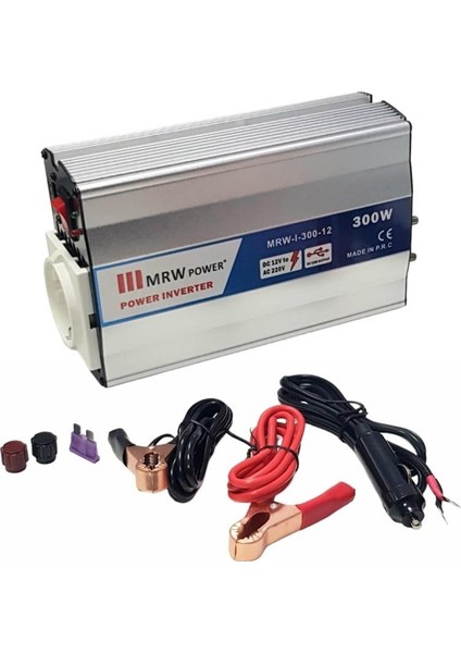 300WATT 12V-220VOLT Inverter MRW-300-12