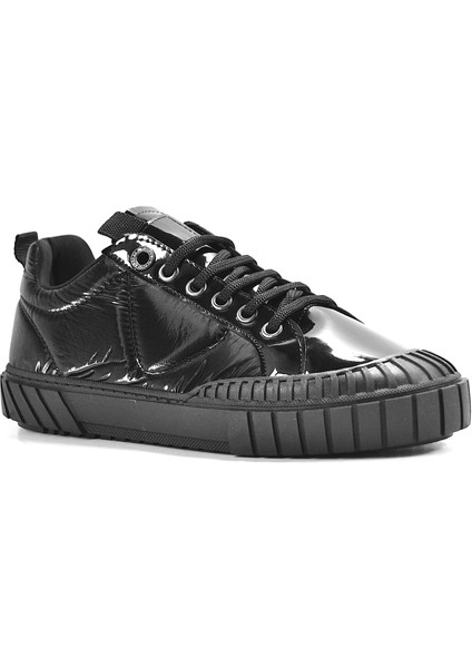 23BY132.2301 Siyah Bağlı Rugan Sneakers Kadın Ayakkabı fiyatları