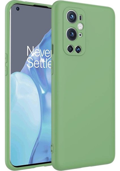 One Plus 9 Pro Içi Kadife Dolgulu Şık Candy Lansman Silikon Kılıf