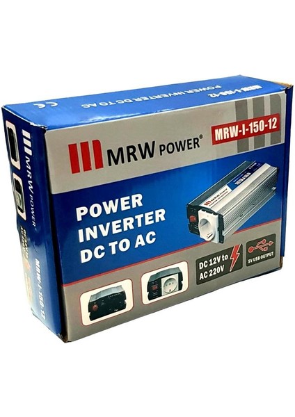 150WATT 12V-220VOLT Inverter MRW-150-12