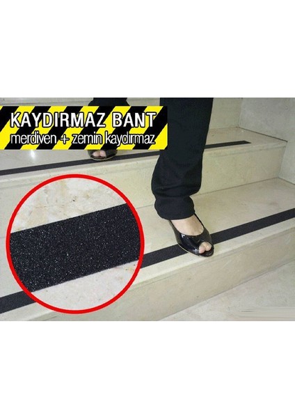 Merdiven ve Zemin Kaydırmaz Bant 25 mm x 5 m