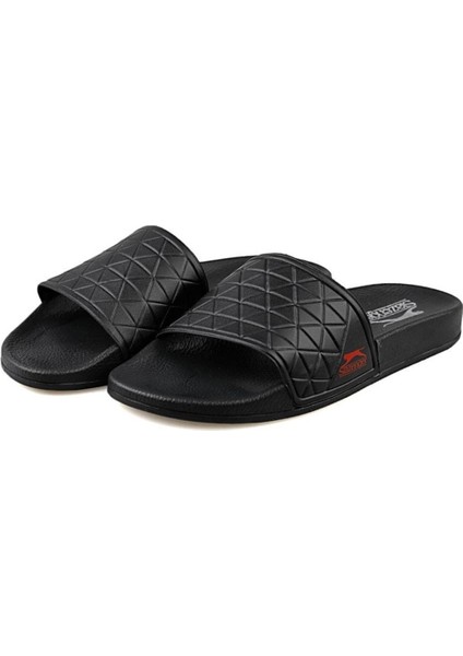 Filanto Siyah Unisex Gülük Deniz Plaj Havuz Terlik v5