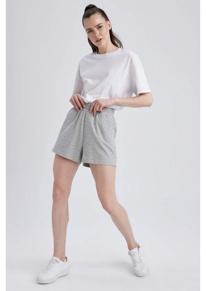 Regular Fit Sweatshirt Kumaşı Şort Z5071AZ23SM