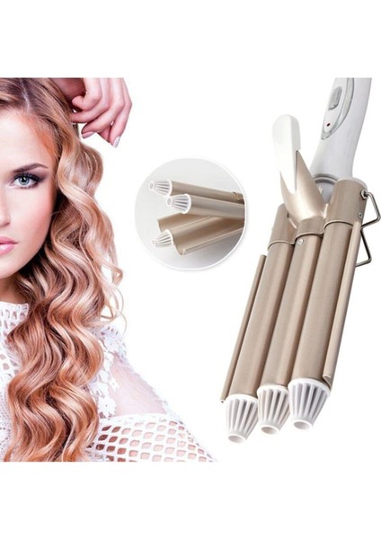 Moehair Su Dalgası Seramik Wag Saç Maşası 22MM