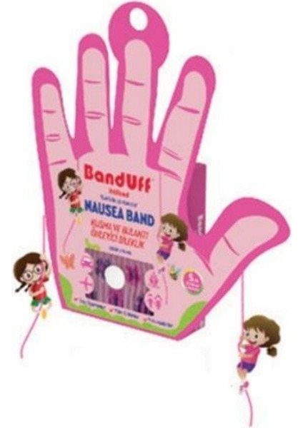 Bant Kusma ve Önleyici Çocuklar Için Bileklik Pembe