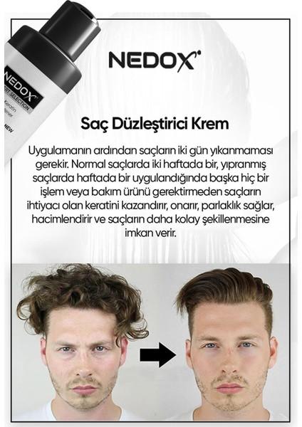 Saç Düzleştirici,şekillendirici Keratin Botoks Krem 250 ml