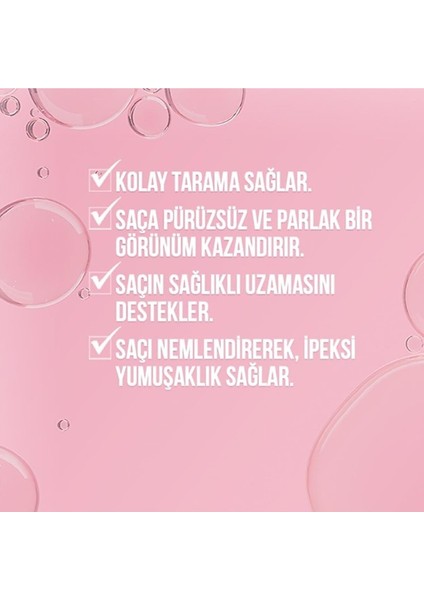 Sağlıklı Uzama Etkili Işıltılı Bakım Sıvı Saç Kremi 200 ml 2 Adet