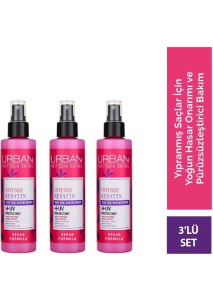 Intense Keratin Sıvı Krem 3'lü Set