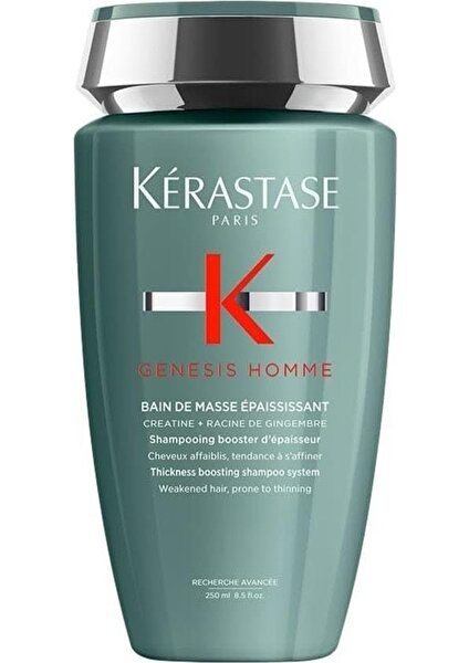 Genesis Homme Bain De Masse Saç Kalınlaştırıcı Erkek Şampuanı 250 ml Shopping Fashions