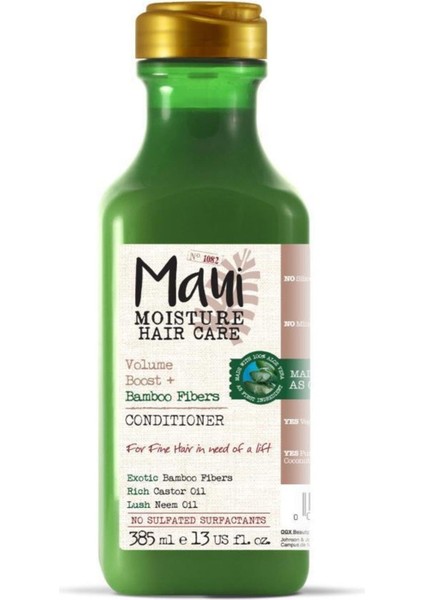 Mauı Bamboo Fibers Conditioner 385 ml